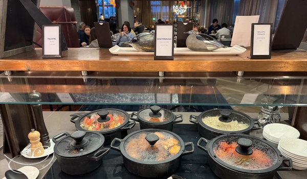 Review: Hilton Helsinki strand Finland executive breakfast