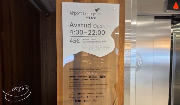 Review: Tallinn Airport Lounge by LHV